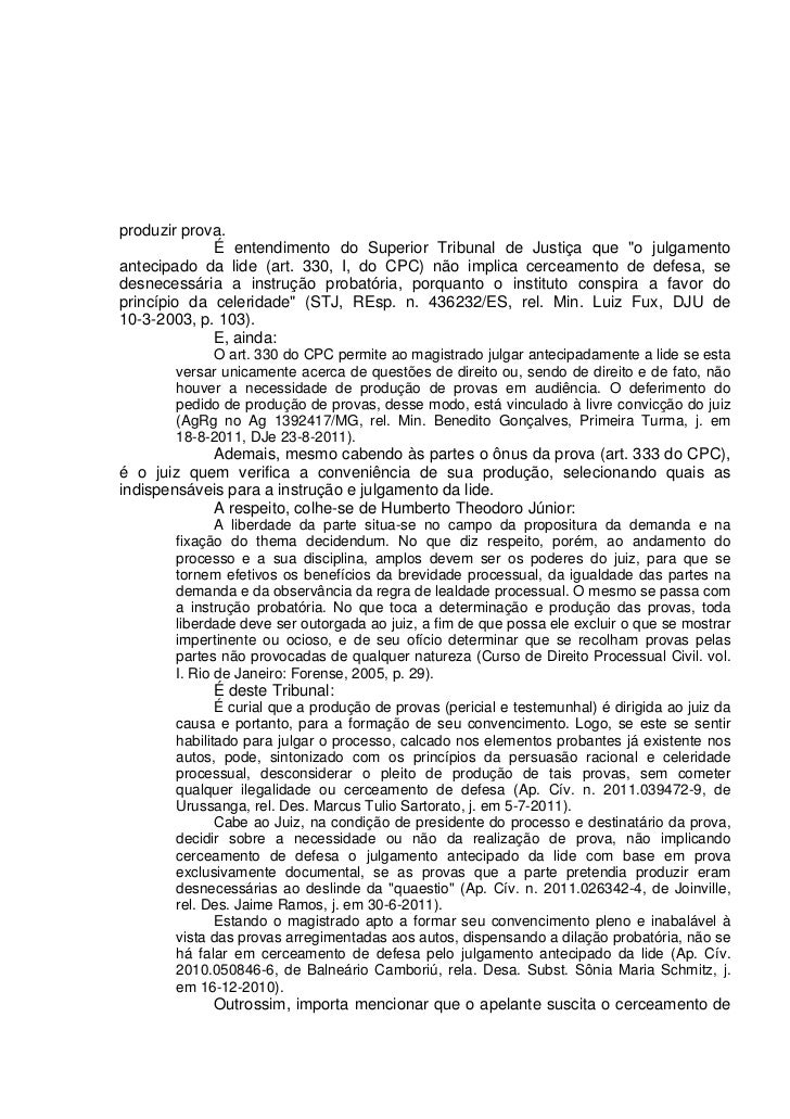Artigo 330 cpc