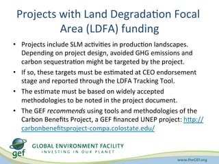 Apel GEF GHG accounting methods requirements Nov 10 2014