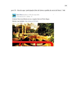 154
post 10 – foto de capa / participação (foto de leitora e pedido de envio de fotos) / link
 