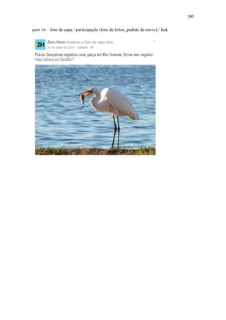 160
post 16 – foto de capa / participação (foto de leitor, pedido de envio) / link
 