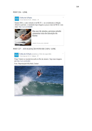 328
POST 226 – LINK
POST 227 – ATUALIZAÇÃO FOTO DE CAPA / LINK
 