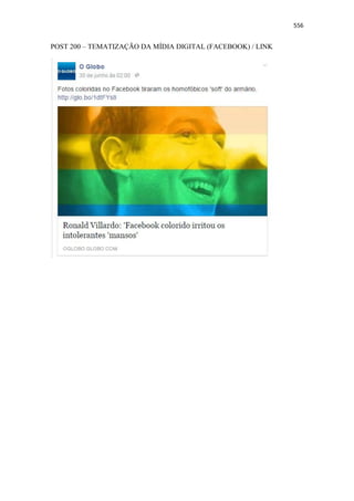556
POST 200 – TEMATIZAÇÃO DA MÍDIA DIGITAL (FACEBOOK) / LINK
 