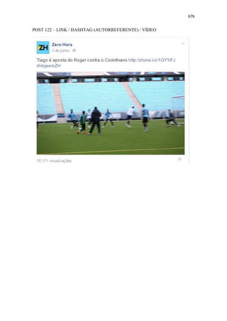 676
POST 122 – LINK / HASHTAG (AUTORREFERENTE) / VÍDEO
 