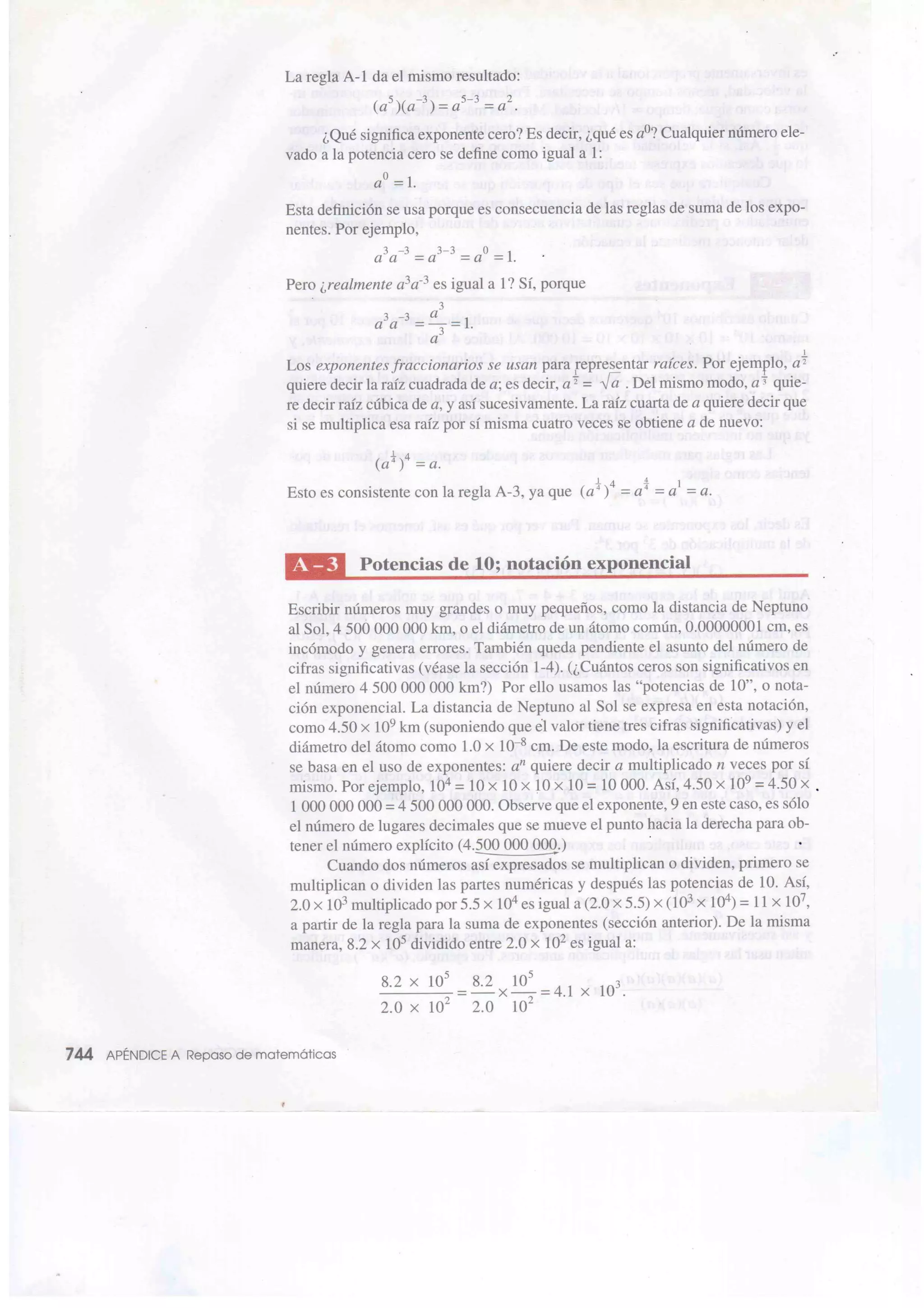 Apendice a matematicas