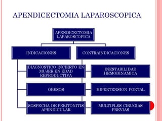 APENDICECTOMIA LAPAROSCOPICA

 