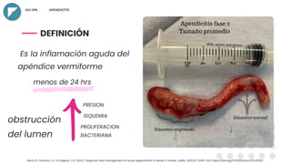 Exposición de Apendicitis veintitres páginas | PDF
