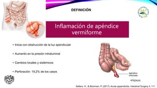 APENDICITIS AGUDA FINAL, ANTECEDENTES, DIAGNOSTICO Y TRATAMIENTO | PPTX
