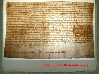 Carta pobra de Belmonte (1232)
 