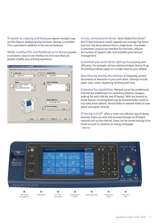 Pcl Driver Vs Postscript ApeosPort-IV 5070 4070 3070 | PDF