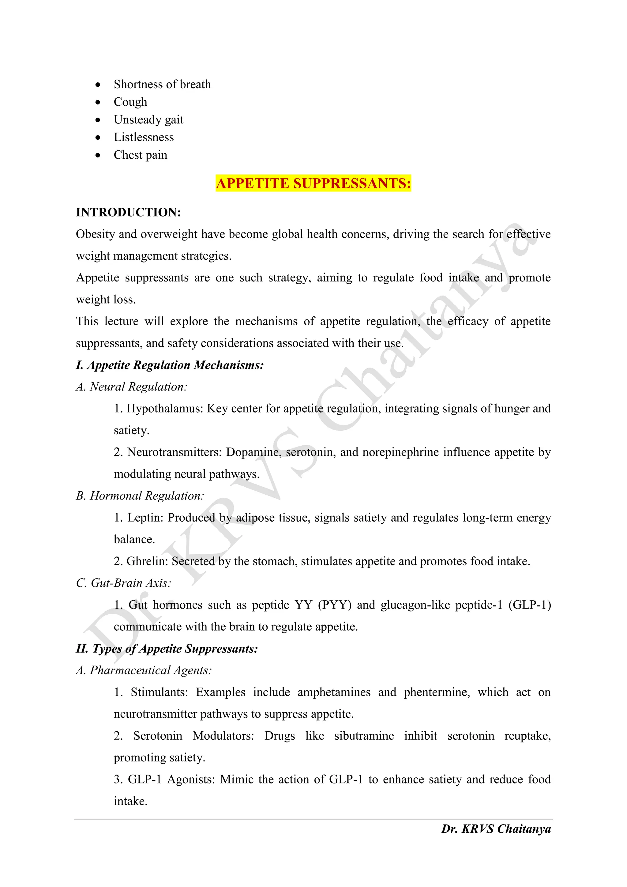 Appeptite stimulants and suppresents.pdf | Endocrine and Metabolic ...