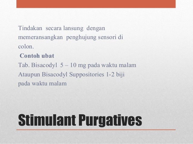 Aperients - Laxatives