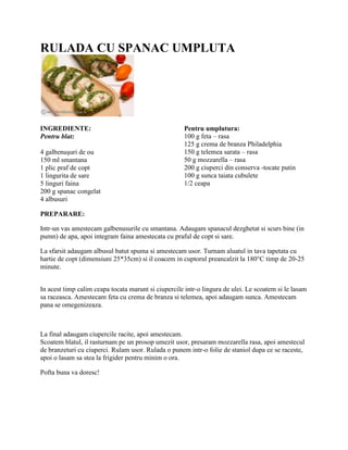 Cubulete Sunca Aperitive festive | DOCX