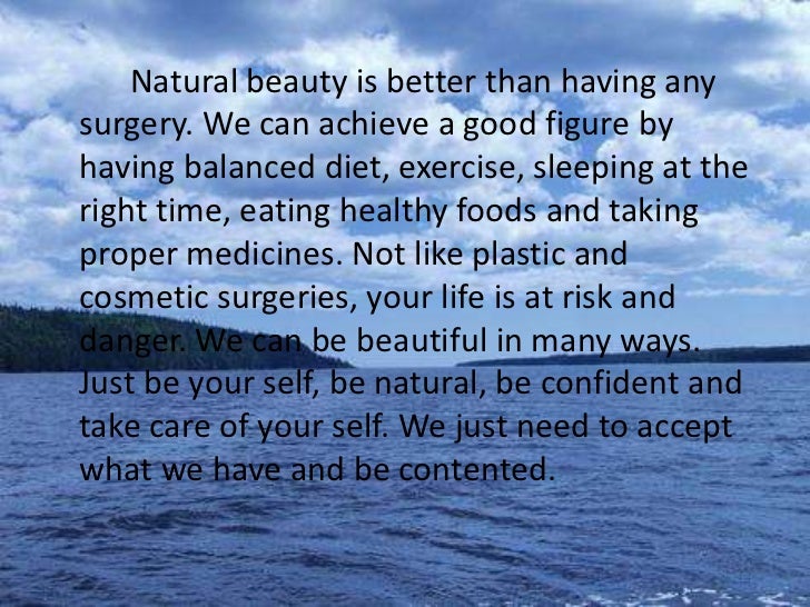 Essay on beauty of nature
