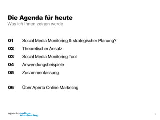 Social Media Monitoring in der strategischen Planung (B2B-Marketing Kongress 2012)