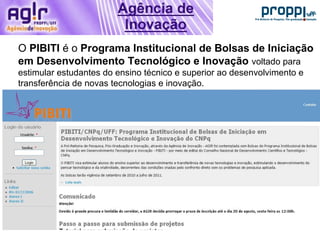 A pesquisa na uff e os programas da proppi