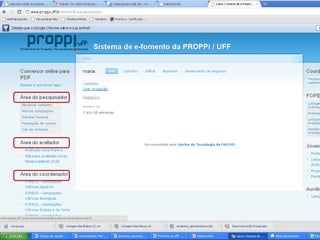A pesquisa na uff e os programas da proppi