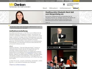 Seite 12Landeshauptstadt München Referat für Stadtplanung und Bauordnung | München MitDenken! | Dr. Andreas Peter | 24.09.2013
München MitDenken! - Online-Umfrage seit 13. März '12
 