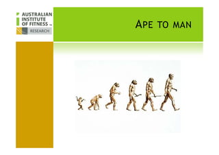 APE TO MAN
 