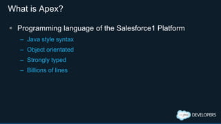Coding the Salesforce1 Platform | PPT
