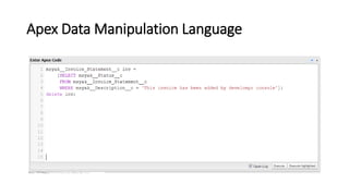 Apex code (Salesforce) | PPTX