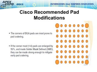 Pad Protection Signal Pad Cratering: Prevention, Mitigation and Detection Strategies | PDF