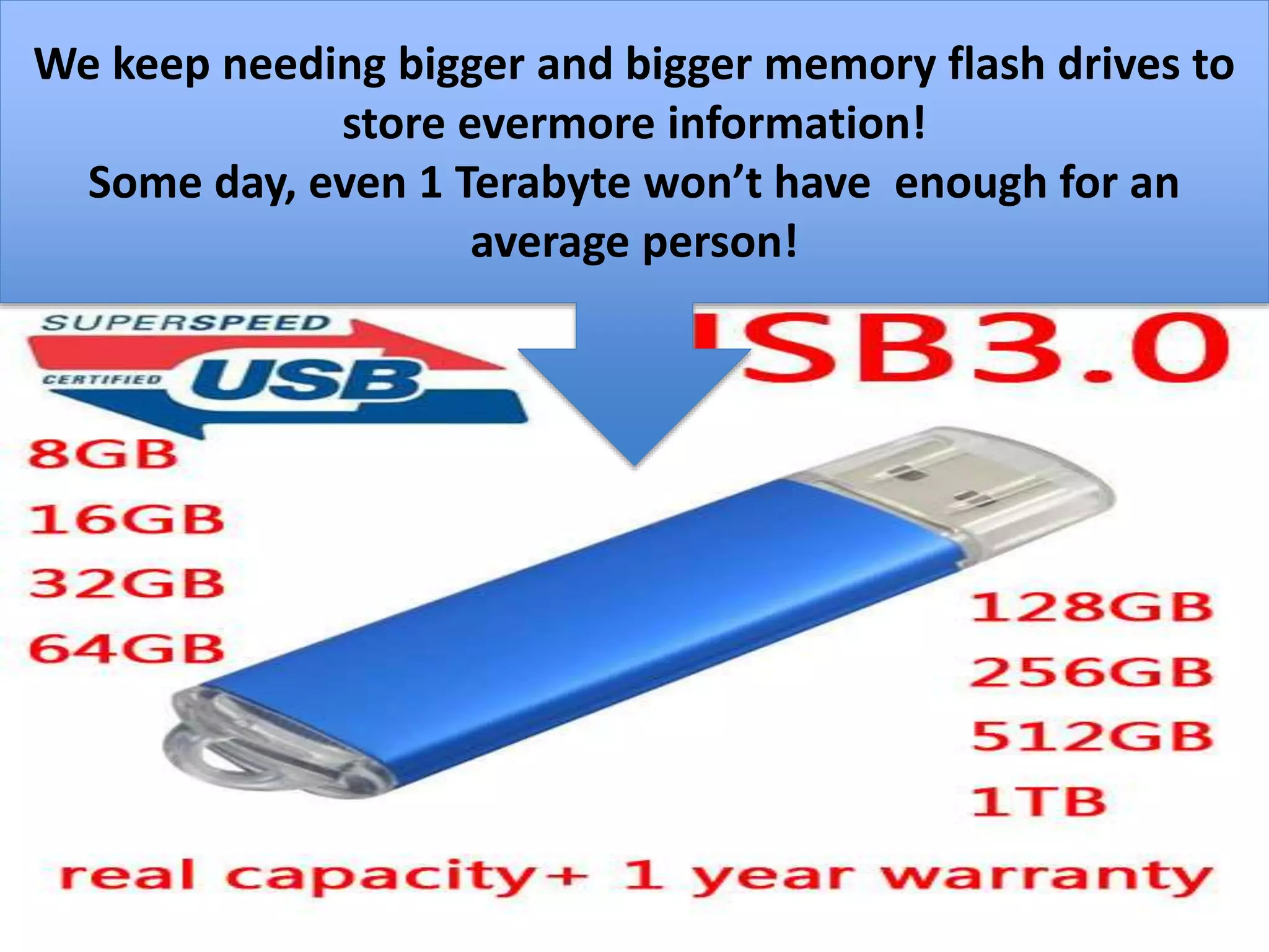 EK 3.2.2B
The storing, processing, and curating of
large data sets is challenging.
We keep needing bigger and bigger memory flash drives to
store evermore information!
Some day, even 1 Terabyte won’t have enough for an
average person!
 