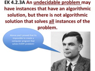 Ap exam big idea 4 algorithms | PPTX