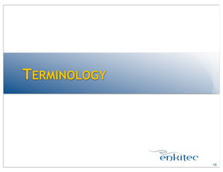 TERMINOLOGY
12
 