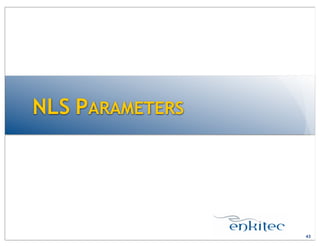 NLS PARAMETERS
43
 