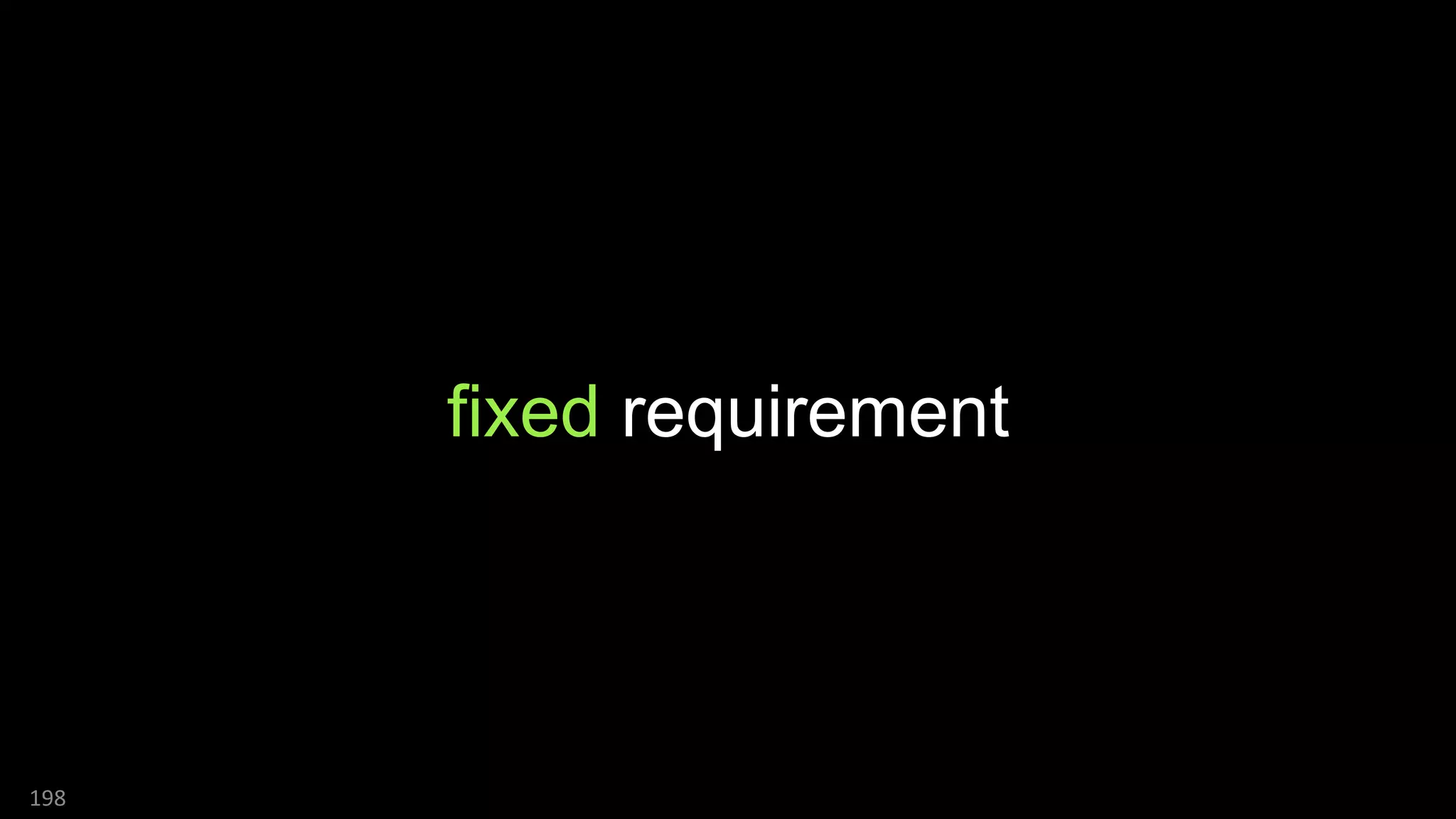 fixed requirement
198
 