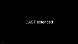149
CAST extended
 