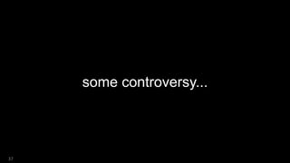 some controversy...
37
 
