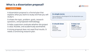 Dissertation Proposal Blueprint: A Step-by-Step Student Guide | PDF