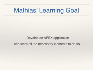 Oracle APEX for Beginners | PDF