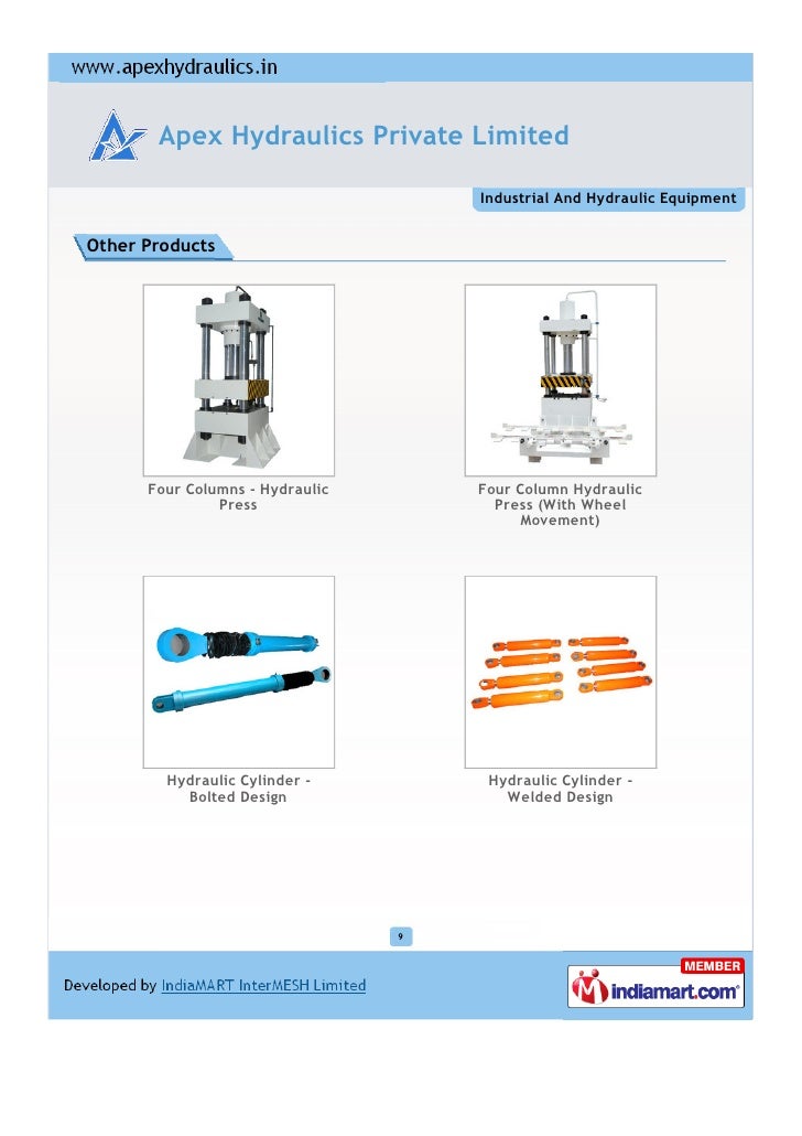 Apex Hydraulics Private Limited Chennai
