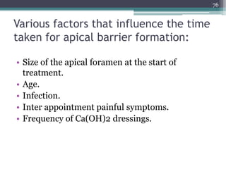 Apexification & apexogenesis | PPTX