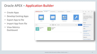 Oracle APEX Introduction (release 18.1) | PPTX