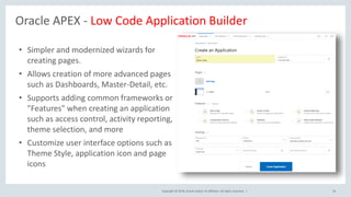 Oracle APEX Introduction (release 18.1) | PPTX