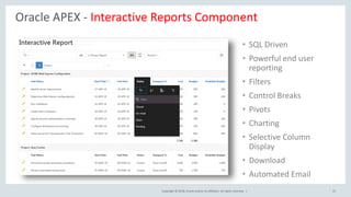 Oracle APEX Introduction (release 18.1) | PPTX