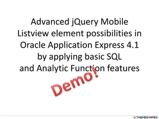 Apex & jQuery Mobile | PPT
