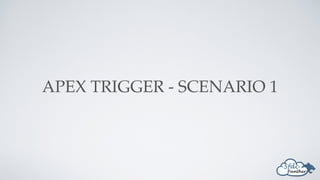 APEX TRIGGER - SCENARIO 1
 
