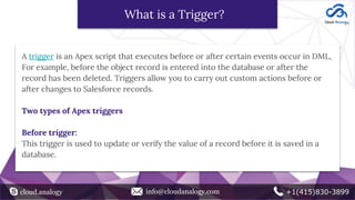 Apex Trigger in Salesforce | PPTX