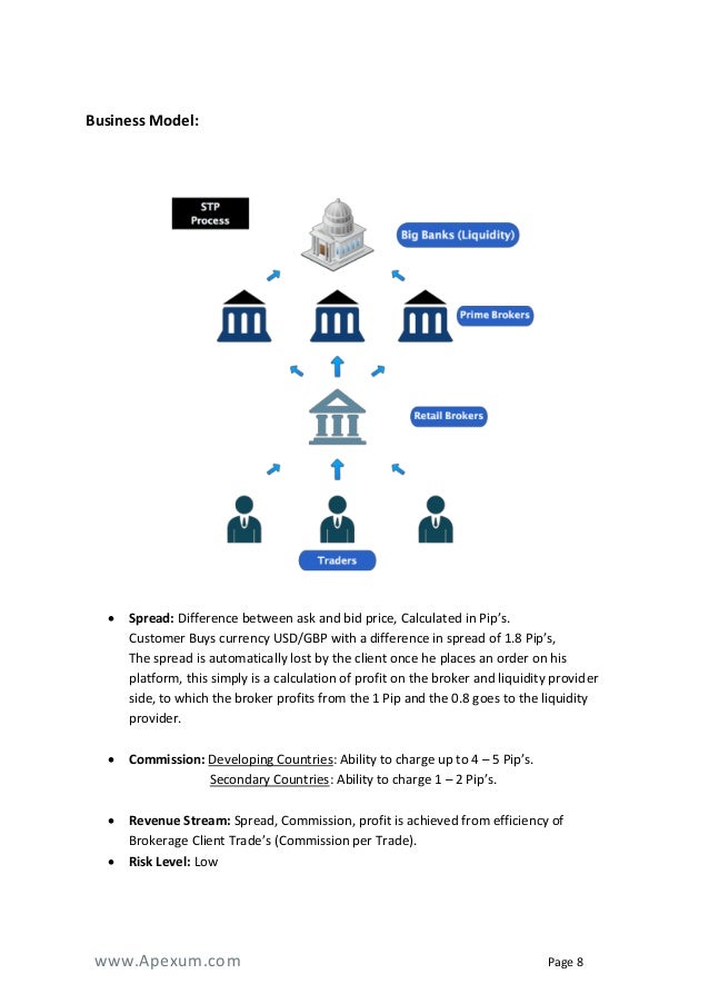 Forex business model