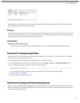 Apex workbook | PDF