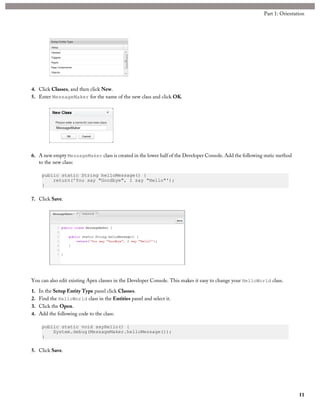 Apex workbook | PDF