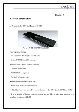 Apfc project 2016 17 | DOCX