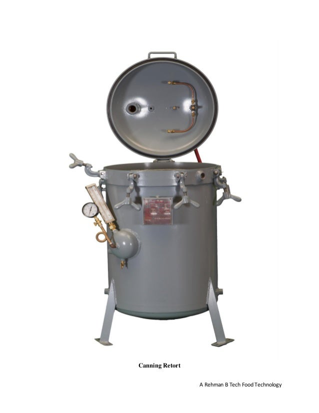 Canning Equipments Construction & Working