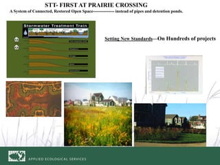 STT- FIRST AT PRAIRIE CROSSING
A System of Connected, Restored Open Space--------------- instead of pipes and detention po...