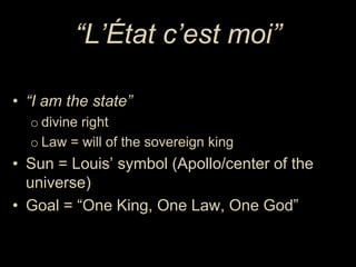 AP French Absolutism pt1