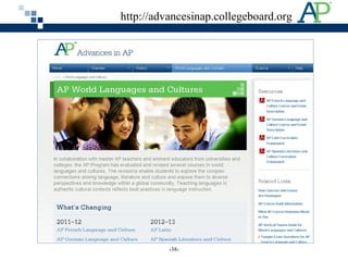 http://advancesinap.collegeboard.org
‹38›
 